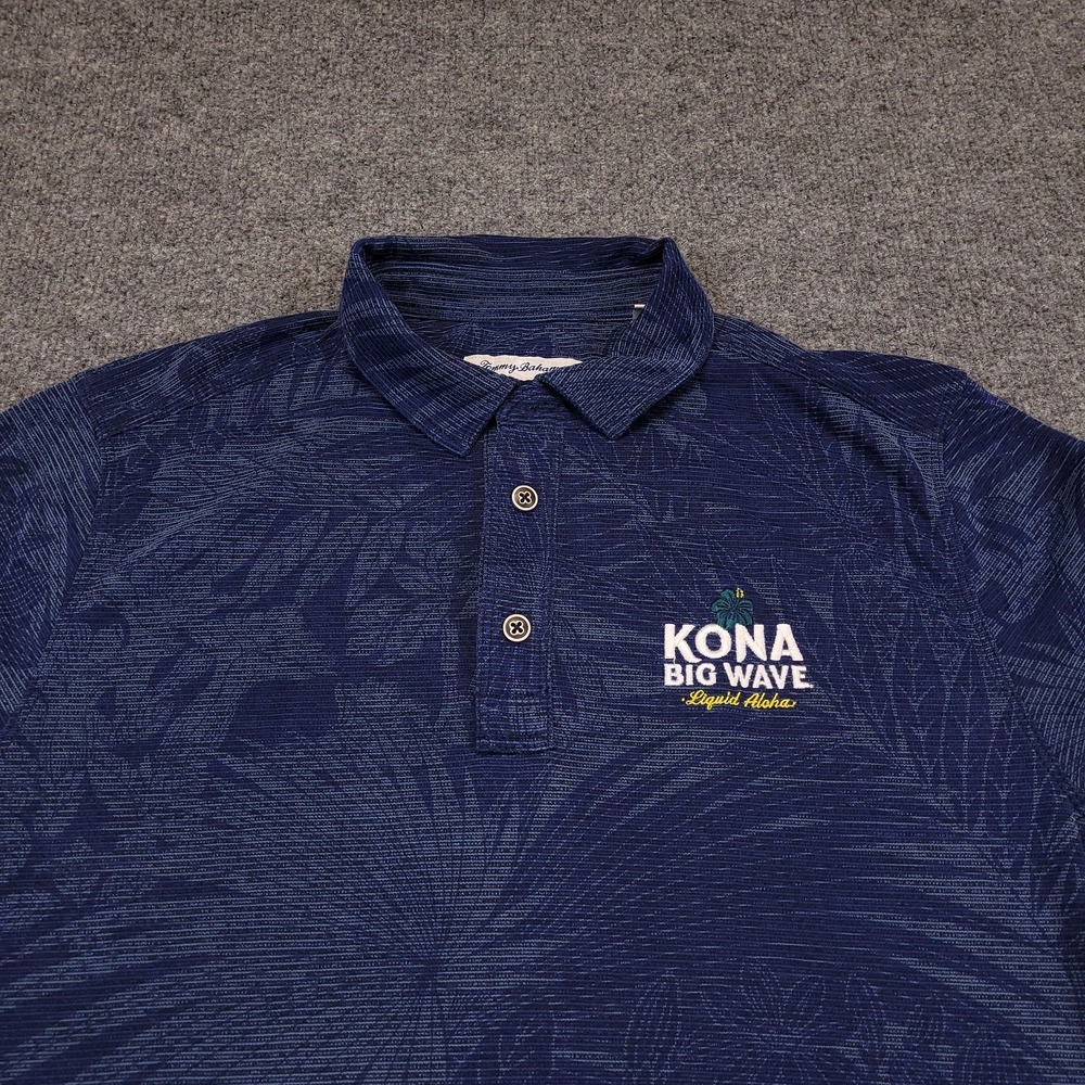 Tommy Bahama Kona Big Wave Hawaiian Shirt Mens Medium Modal Aloha Beer Island